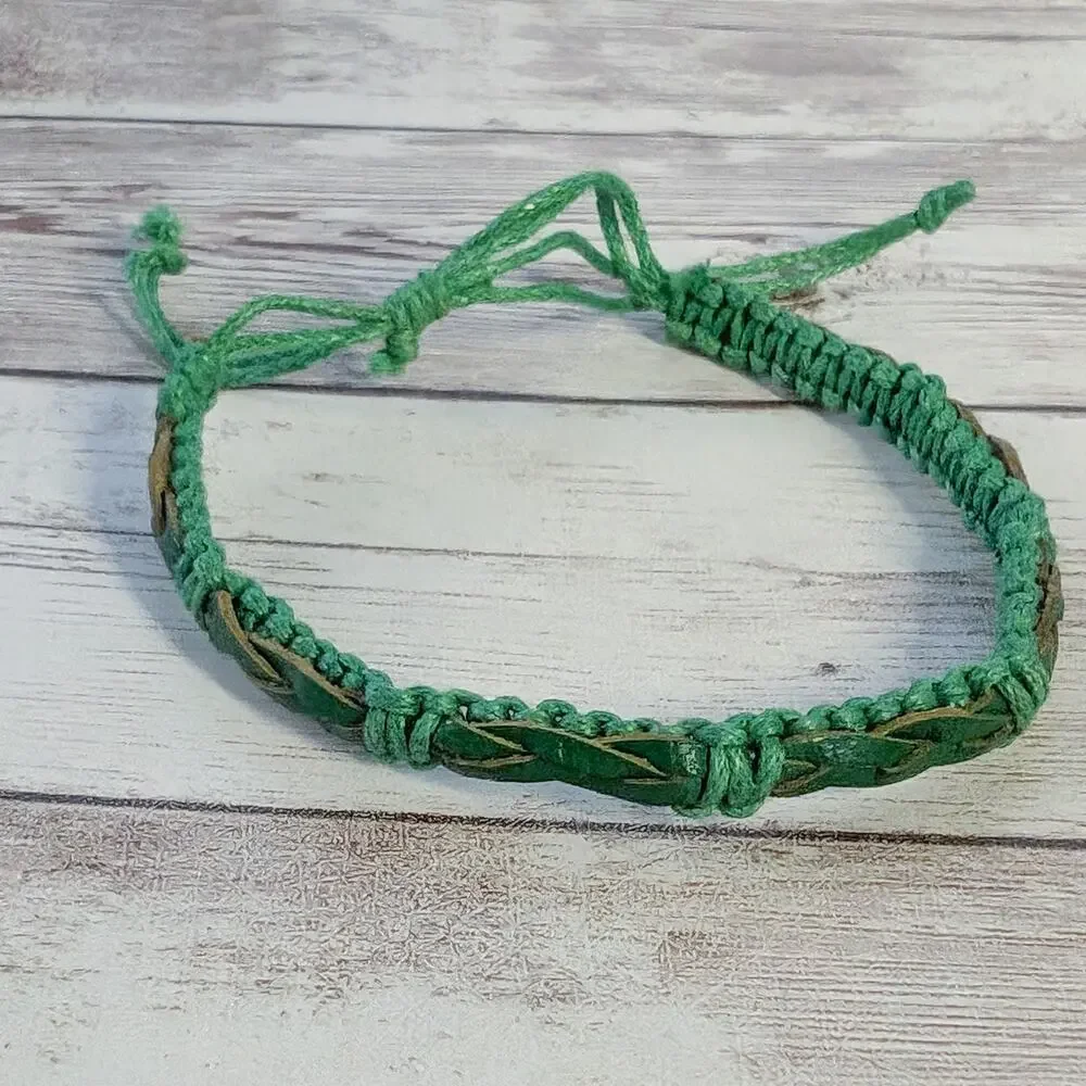 Green Cord Bracelet